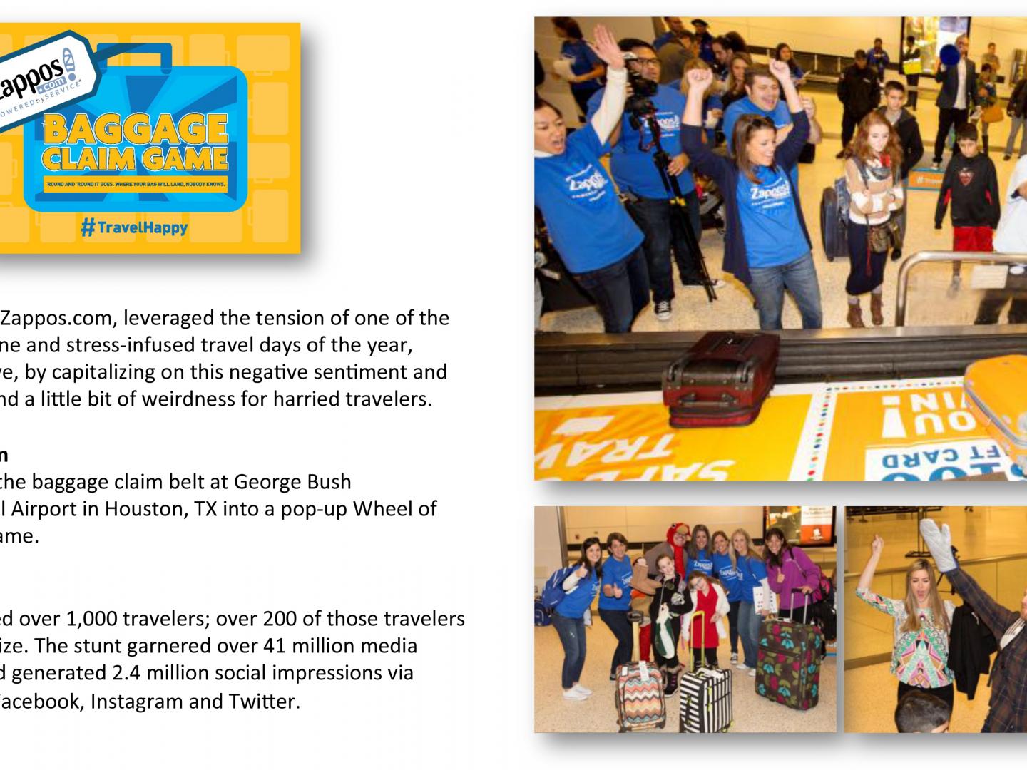 Zappos Baggage Claim Game Clios