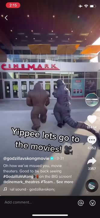 Thumbnail for Godzilla vs Kong TikTok