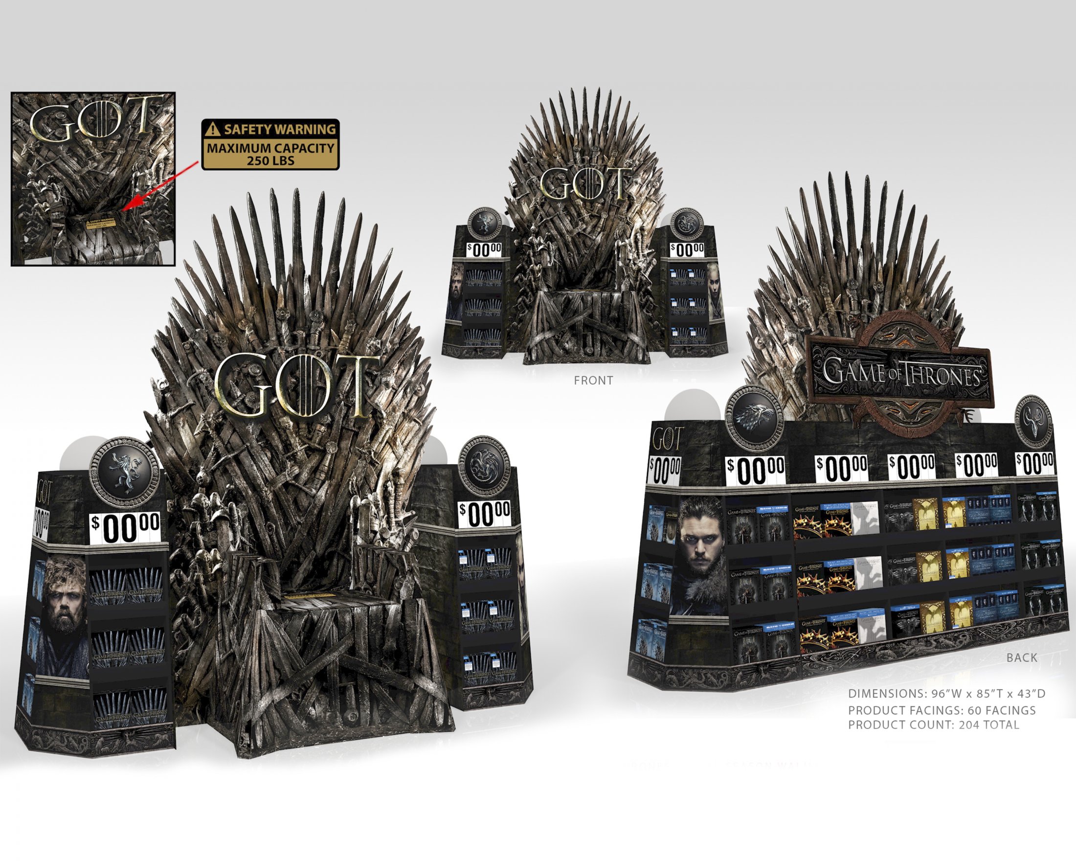 Thumbnail for GAME OF THRONES WALMART EXPERIENTIAL WOW DISPLAY