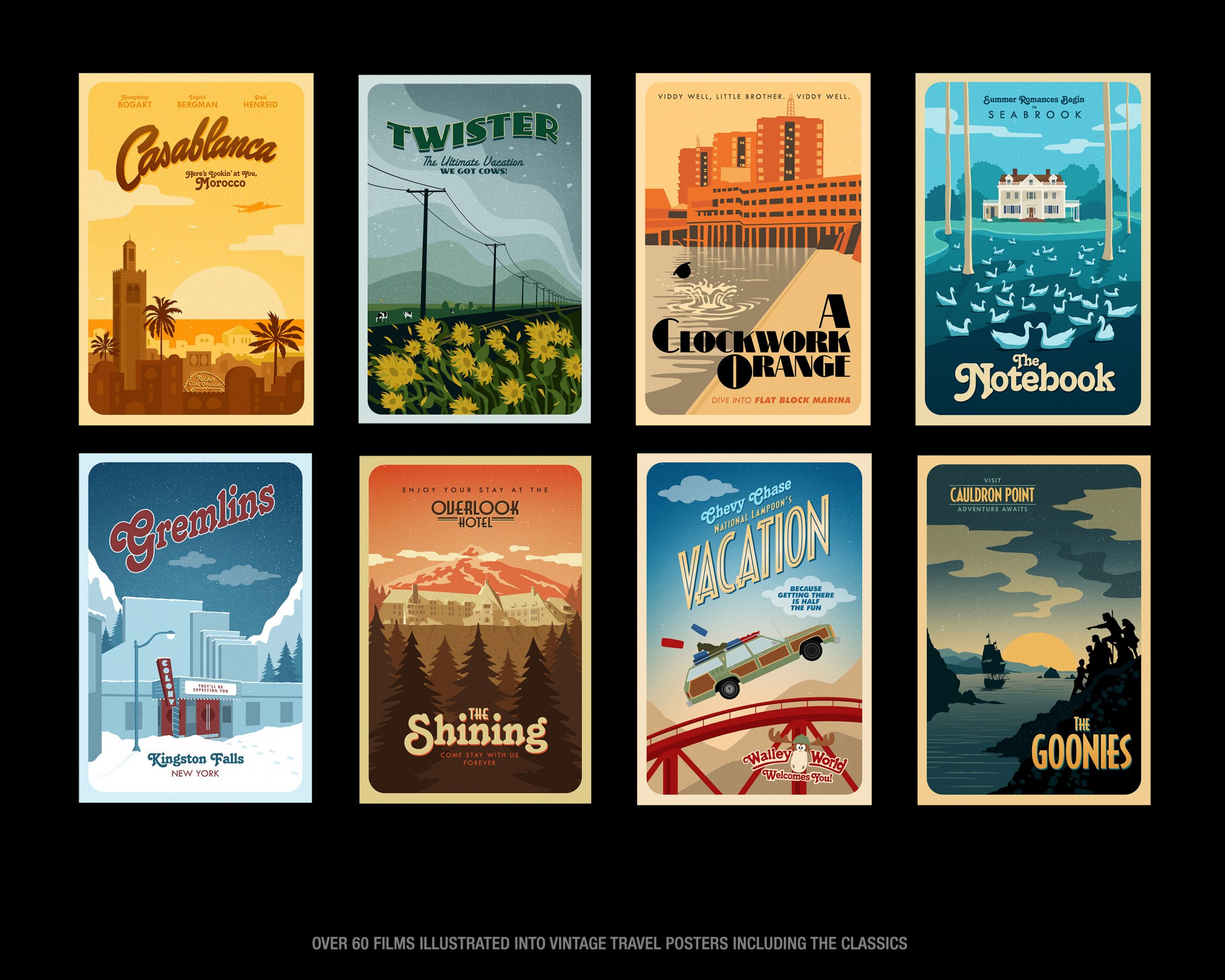 Thumbnail for WB TRAVEL POSTERS Home Entertainment Integrated Campaign