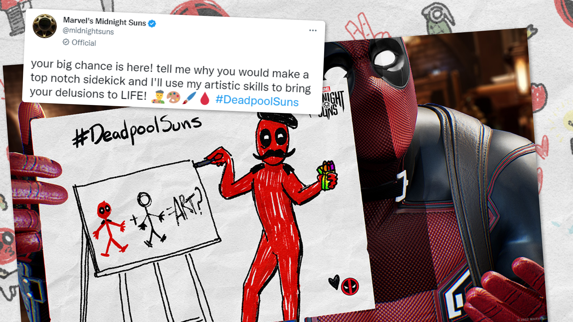 Thumbnail for Marvel’s Midnight Suns Deadpool Takeover