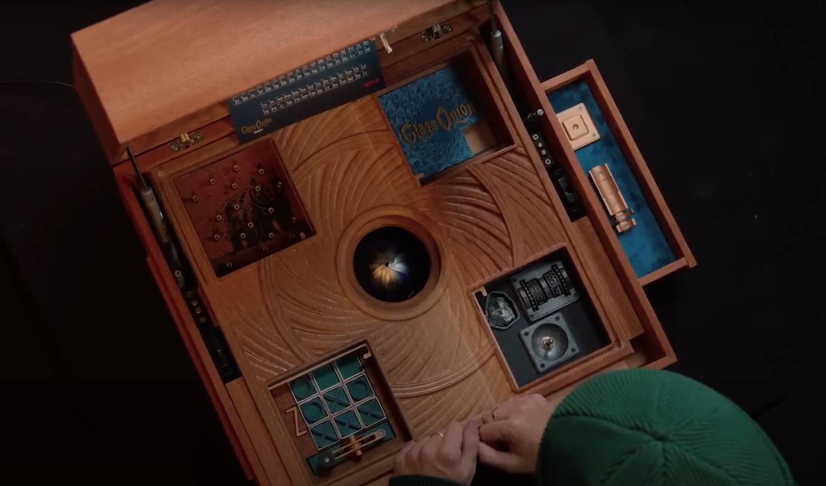 Netflix's Glass Onion Glass Onion Puzzle Boxes Clios