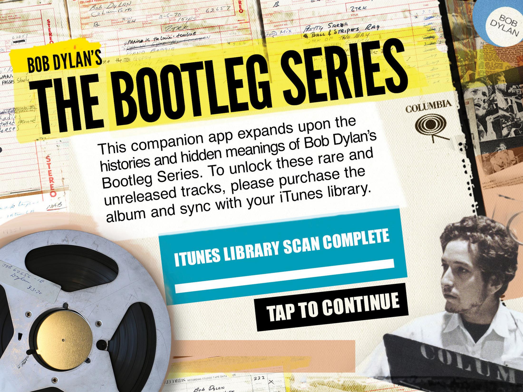 Thumbnail for The Bootleg Series: Bob Dylan Companion App