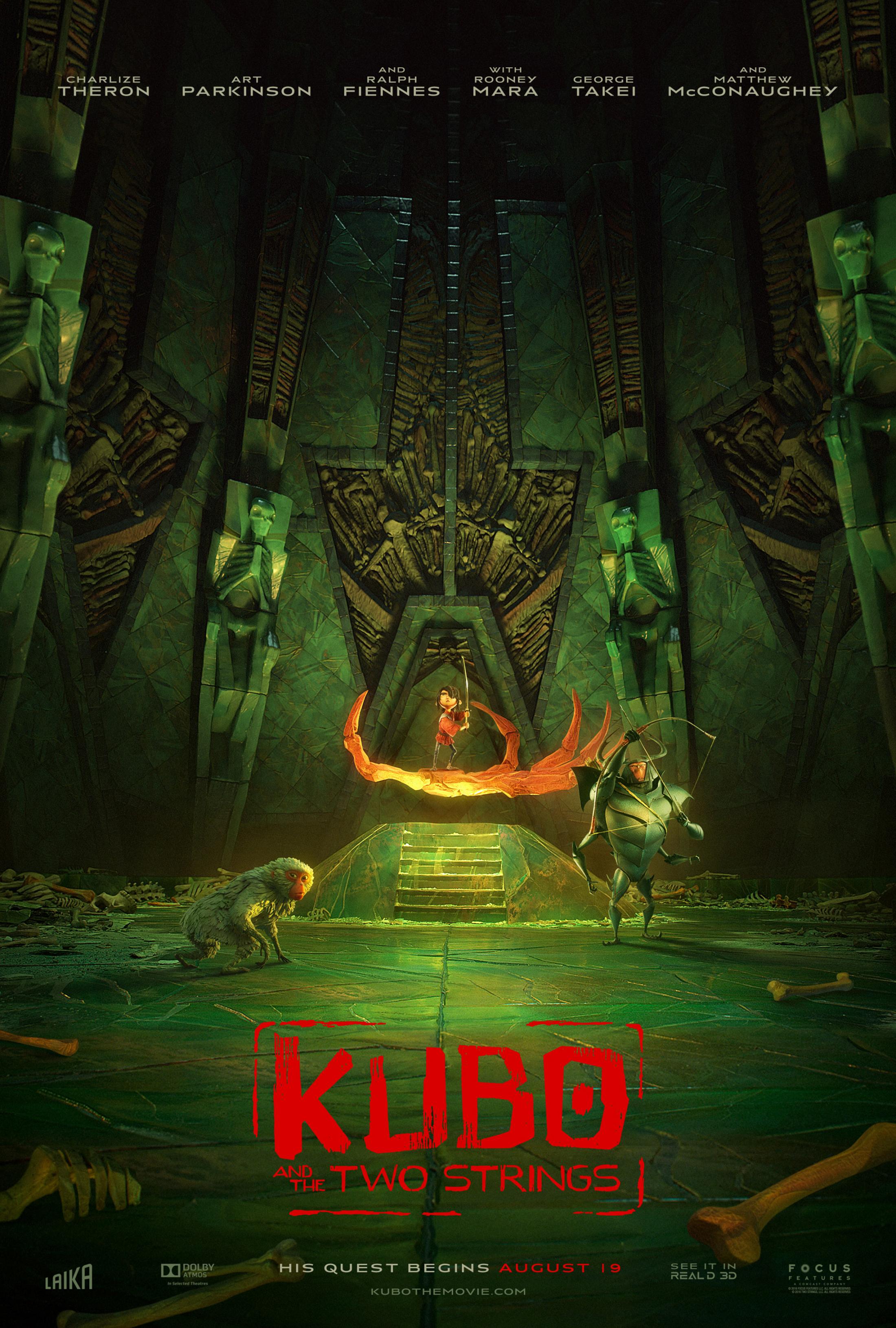 Thumbnail for Kubo and the Two Strings: Hall of Bones Digital One-Sheet