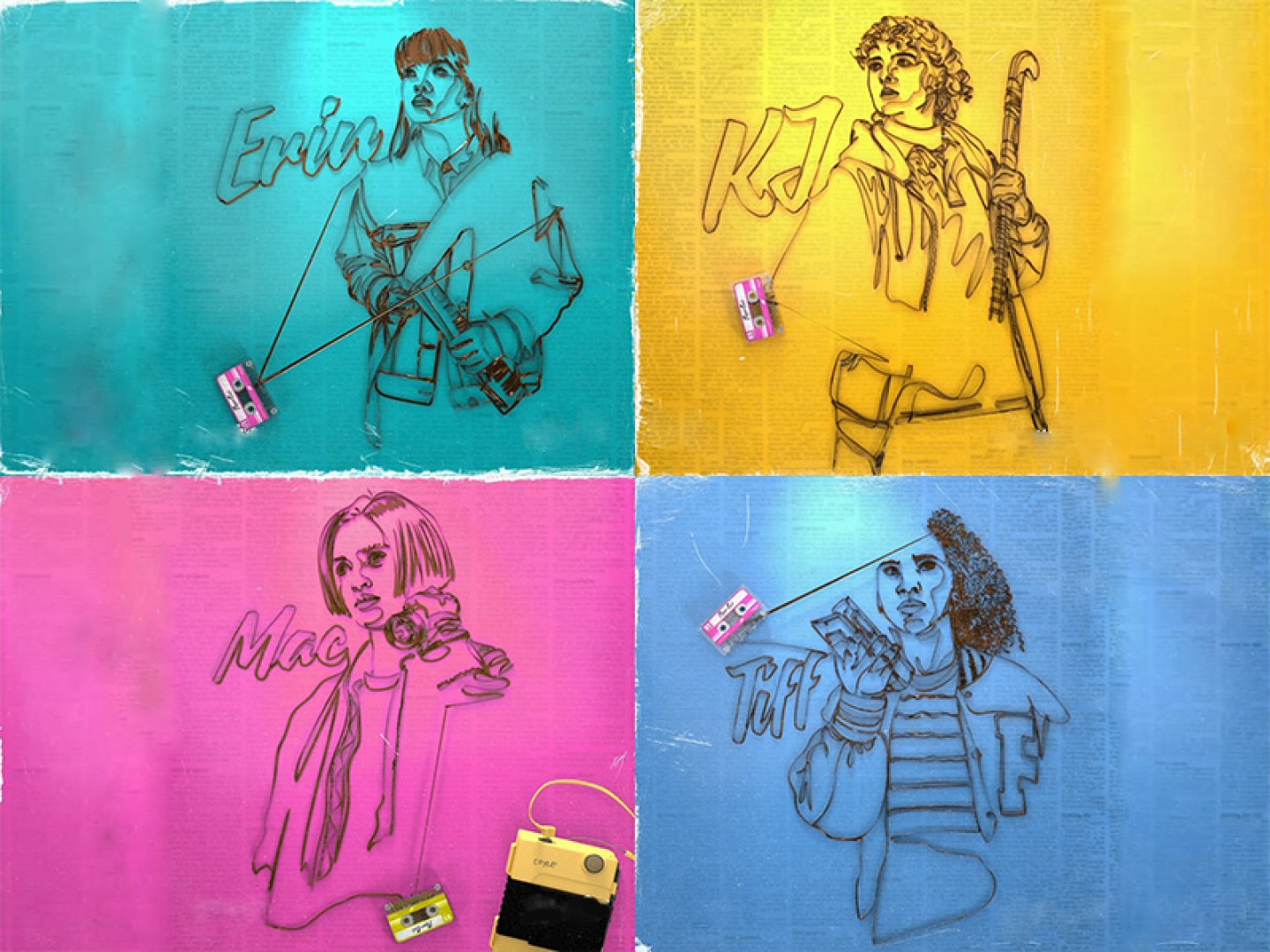 Paper Girls Paper Girls Cassette Tape Moments Clios Paper Girls Paper Girls Cassette Tape Moments Clios
