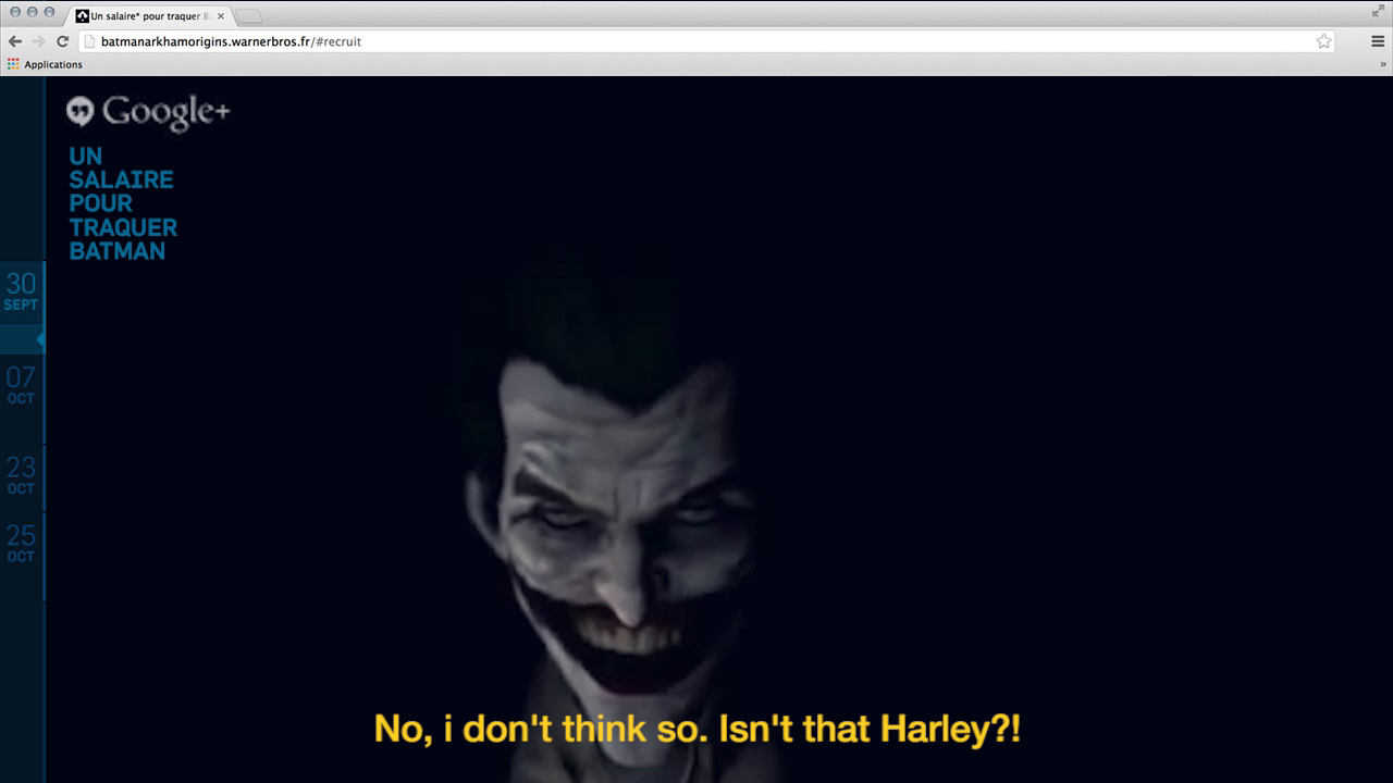 Thumbnail for BATMAN ARKHAM ORIGIN - The Joker's job interview